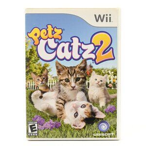 Petz Catz 2 Game (Nintendo Wii, 2006) w/ Manual